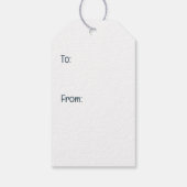 クリスマスツリーイングリッシュブルドッグパピー ギフトタグ (裏面)