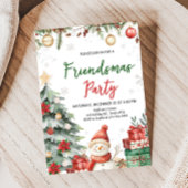 クリスマスツリーウィンターフレンドマスパーティー 招待状