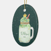 クリスマスツリーエクストリームミルクシェイクホリデーセラミックO セラミックオーナメント (左)