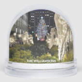 クリスマスツリーエンジェルズロックフェラープラザNYC名 (正面)