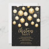 クリスマスツリーオーナメントのビジネス 招待状 (正面)