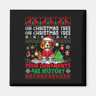 クリスマスツリーオーナメントは歴史のセーターSanta Beag マグネット