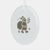 クリスマスツリーオーナメントアートとデザイン ガラスオーナメント (正面左)