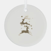 クリスマスツリーオーナメントアートとデザイン ガラスオーナメント (裏面)