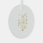 クリスマスツリーオーナメントアートとデザイン ガラスオーナメント (正面右)