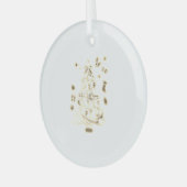 クリスマスツリーオーナメントアートとデザイン ガラスオーナメント (正面左)