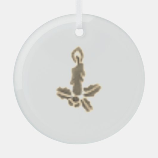 クリスマスツリーオーナメントアートとデザイン ガラスオーナメント (正面)