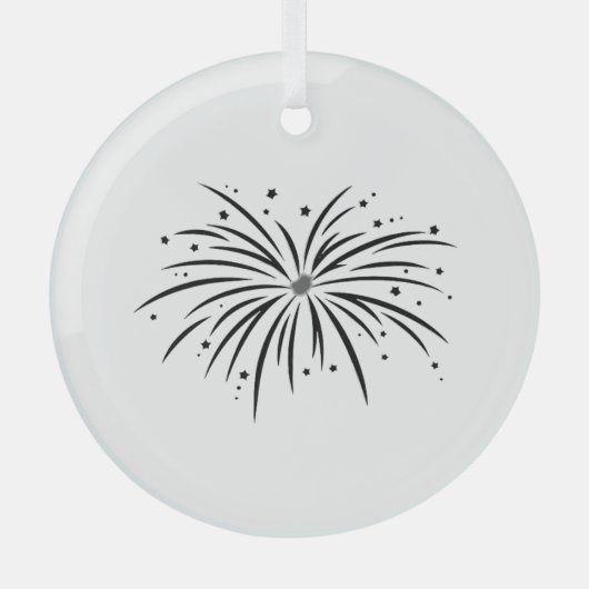 クリスマスツリーオーナメントアートとデザイン ガラスオーナメント (正面)