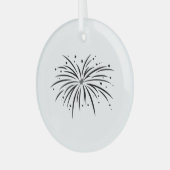 クリスマスツリーオーナメントアートとデザイン ガラスオーナメント (正面左)