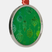 クリスマスツリーオーナメントアートとデザイン メタルオーナメント (右)