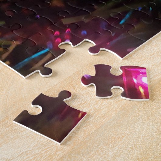 クリスマスツリーオーナメントエンジェル人形写真 ジグソーパズル (側面)