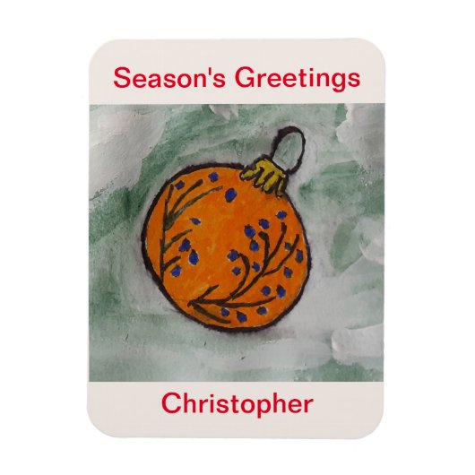 クリスマスツリーオーナメントフレキシブル マグネット (縦)