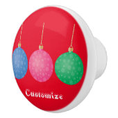 クリスマスツリーオーナメントボールThunder_Cove セラミックノブ (右)