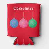 クリスマスツリーオーナメントボールThunder_Cove 缶クーラー (正面)