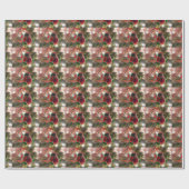 クリスマスツリーオーナメント包装紙 ラッピングペーパー (フラット)