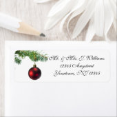 クリスマスツリーオーナメント差出人住所ラベル ラベル (インサイチュ)