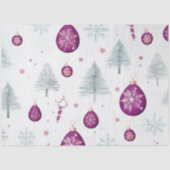 クリスマスツリーオーナメント雪の結晶クリスマス 薄葉紙 (正面)