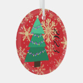 クリスマスツリーオーナメント2023 ガラスオーナメント (正面右)