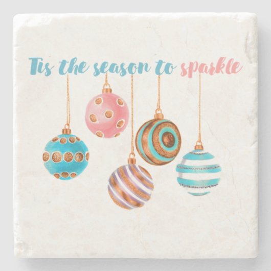 クリスマスツリーオーナメント26 ストーンコースター (正面)