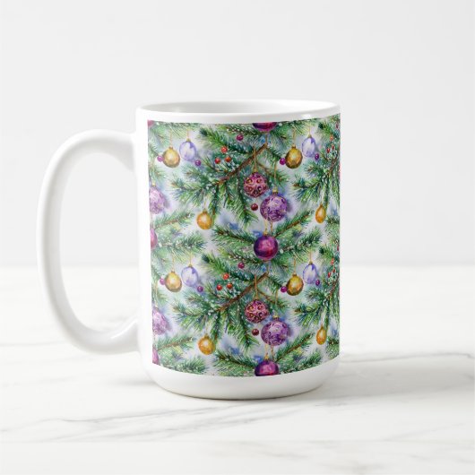 クリスマスツリーオーナメント コーヒーマグカップ (左)
