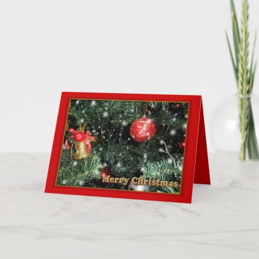クリスマスツリーオーナメント シーズンカード (正面)