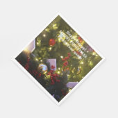 クリスマスツリーオーナメント スタンダードランチョンナプキン (角)