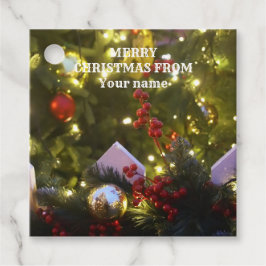 クリスマスツリーオーナメント フェイバータグ