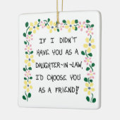 クリスマスツリーオーナメント – 義理の娘ギフト (左)