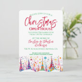 クリスマスツリーオープンハウス 招待状 (スタンド正面)