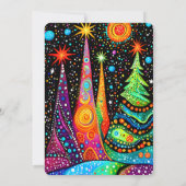 クリスマスツリーオープンハウス 招待状 (裏面)