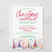 クリスマスツリーオープンハウス 招待状 (正面)