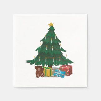 クリスマスツリーカクテルナプキンス スタンダードカクテルナプキン