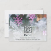 クリスマスツリーカスタムフォトシーズンの挨拶 ノートカード (裏面)