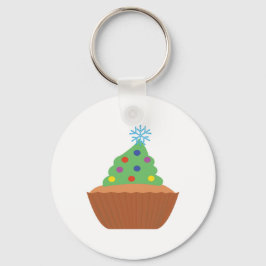 クリスマスツリーカップケーキ キーホルダー