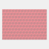 クリスマスツリーカラフルかわいいクリスマス ラッピングペーパーシート (正面3)