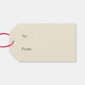 クリスマスツリーカリコキャットオーナメント おもしろい ギフトタグ (裏面横)