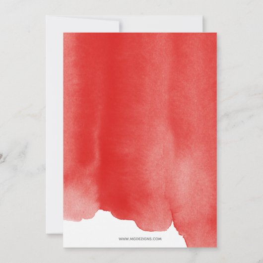 クリスマスツリーカート引っ越しましたホリデーカード (裏面)