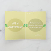 クリスマスツリーカード カード (内部)