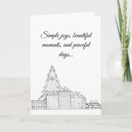 クリスマスツリーカード シーズンカード