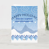 クリスマスツリーカード シーズンカード (裏面)