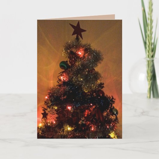 クリスマスツリーカード シーズンカード (正面)