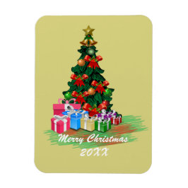 クリスマスツリーカード マグネット