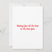 クリスマスツリーカード 招待状 (裏面)