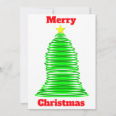クリスマスツリーカード 招待状 (裏面)