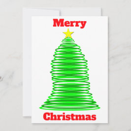 クリスマスツリーカード 招待状