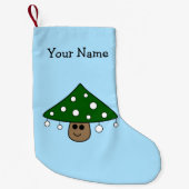 クリスマスツリーキノコストッキング スモールクリスマスストッキング (正面)
