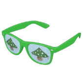 クリスマスツリーキノコパーティーシェード レトロサングラス (アングル)