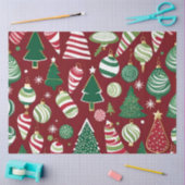 クリスマスツリーキャンディオーナメントティッシュペーパー 薄葉紙 (クラフト)