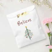 クリスマスツリーキュートレトロ冬 フェイバーバッグ (封をした状態)