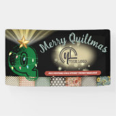 クリスマスツリーキルターキルティングクラフトショーブース 横断幕 (横)